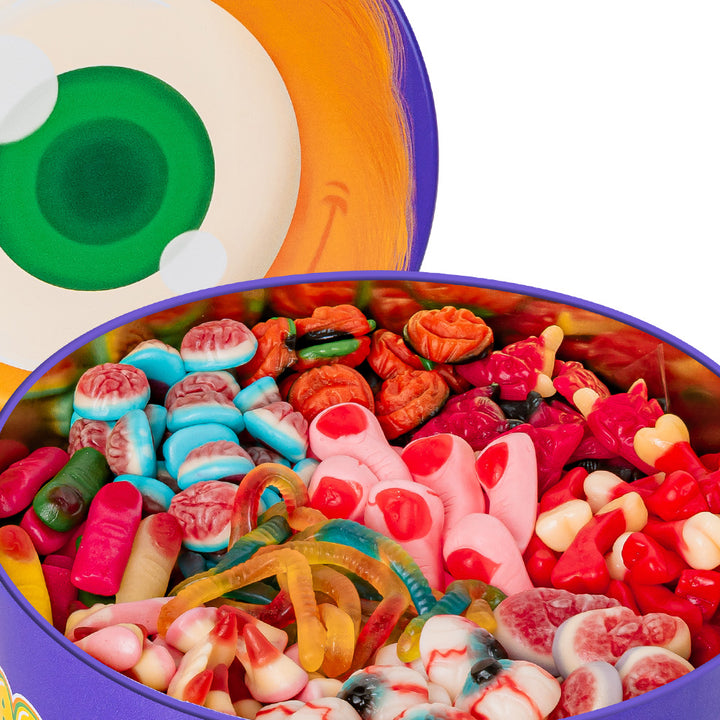 Wunnie Bucket “Joyeux Halloween”, boîte à composer avec vos bonbons gélifiés préférés - 3 kg