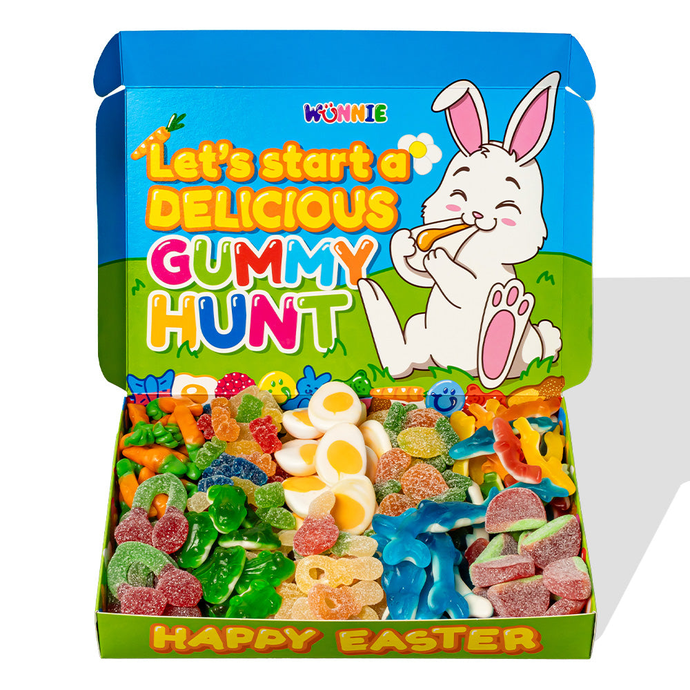 Wunnie box “Joyeuses Pâques”, la Candy box à composer avec tes bonbons gélifiés préférés - 1 kg