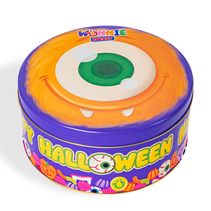 Wunnie Bucket “Joyeux Halloween”, boîte à composer avec vos bonbons gélifiés préférés - 3 kg