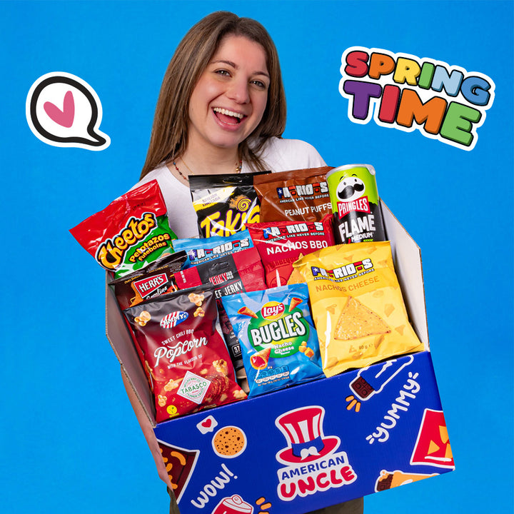 Snack box salade avec au moins 18 produits internationaux