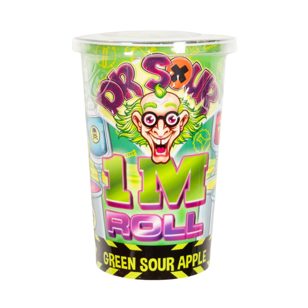 Confezione da 90, caramella gommosa al gusto di mela verde Dr. Sour.