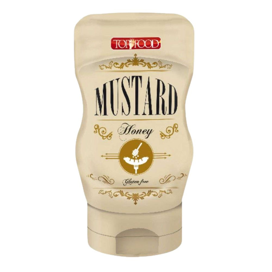 Confezione da 285g, senape al miele Top Food.