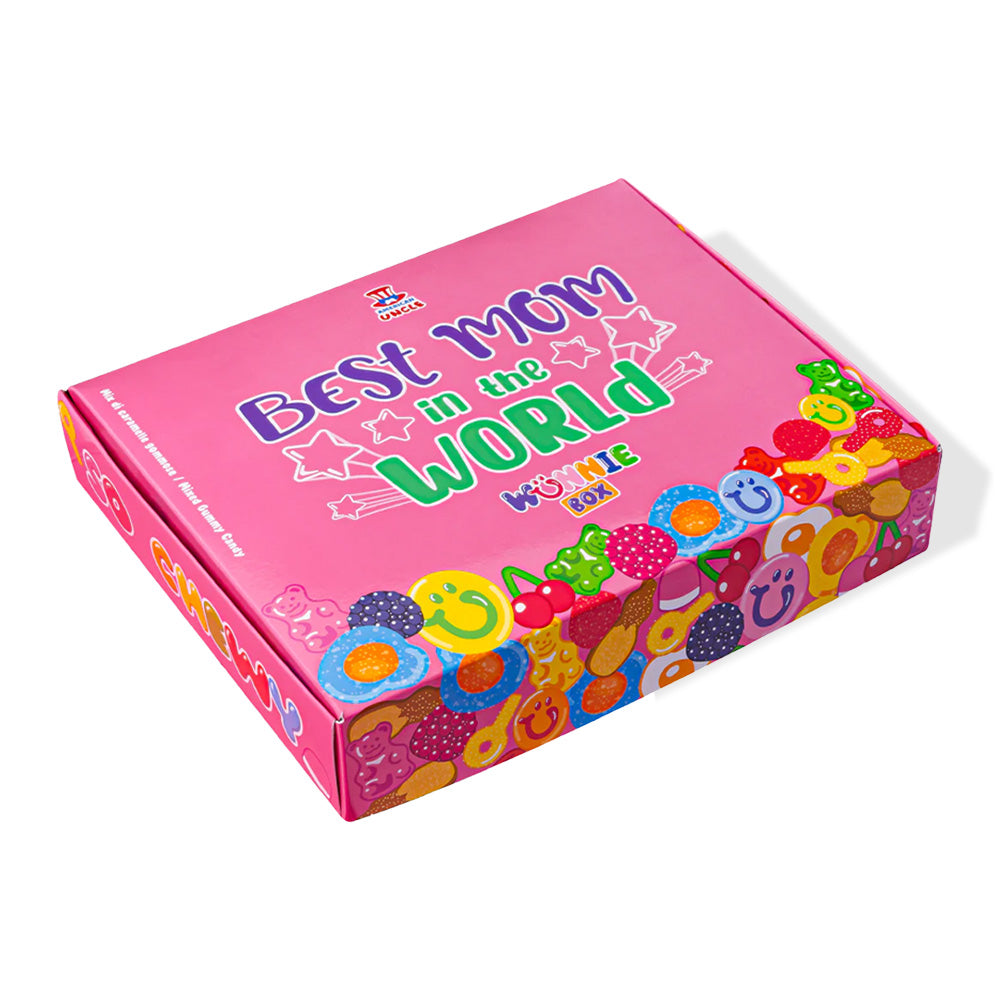 Wunnie box “Meilleure Maman”, la Candy box à composer avec les bonbons gélifiés préférés de Maman - 1 kg