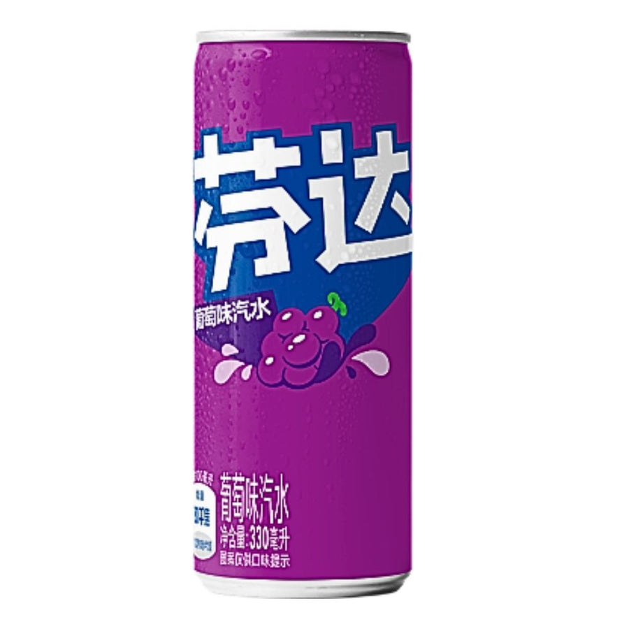 Confezione da 330ml di bevanda all'uva Fanta Grape