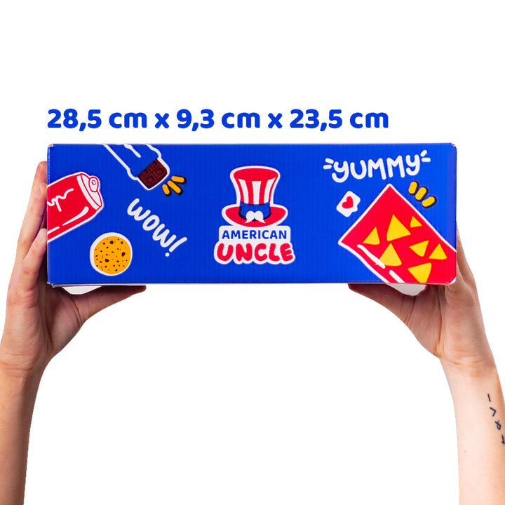 Snack box doux d'au moins 20 produits internationaux