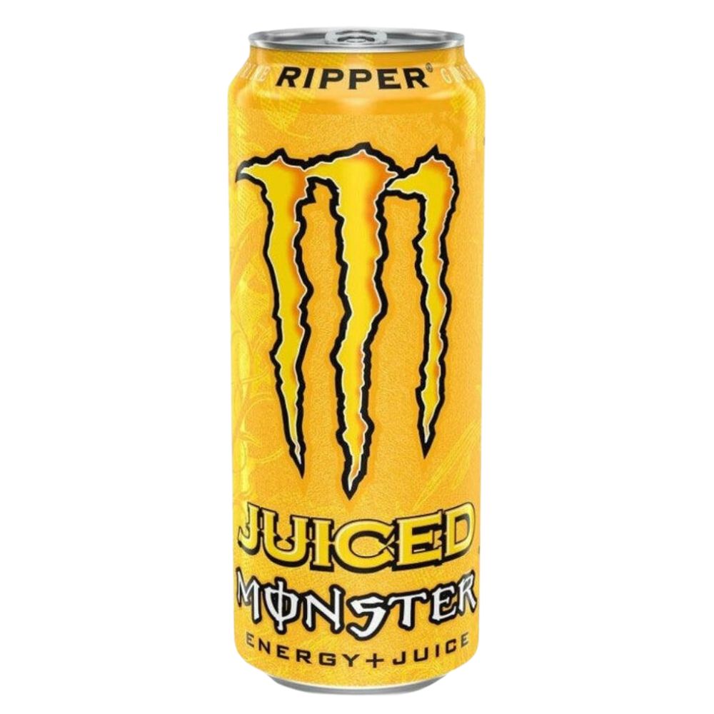 Confezione da 500ml di Monster Ripper, energy drink alla frutta