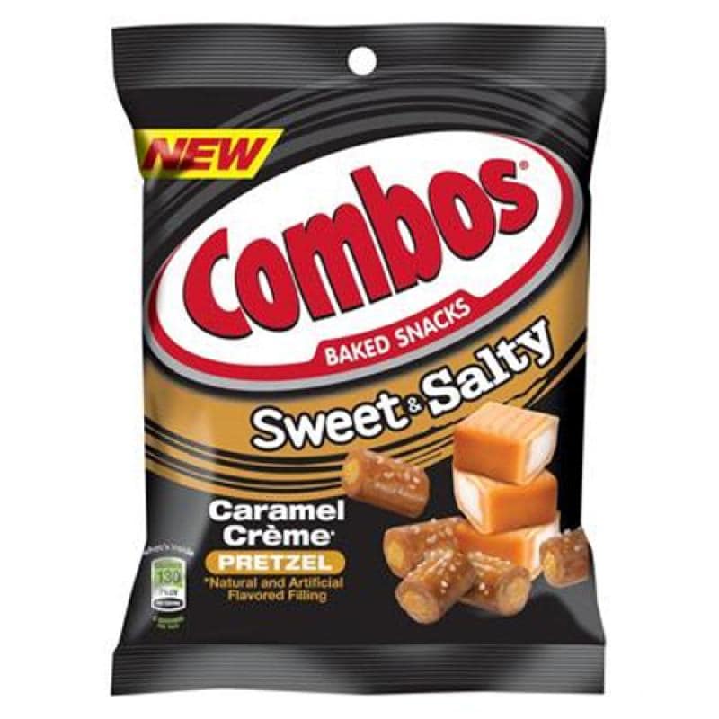 Combos Sweet and Salty Caramel Crème Pretzel, pretzel in agrodolce nel formato maxi (1954233516129)