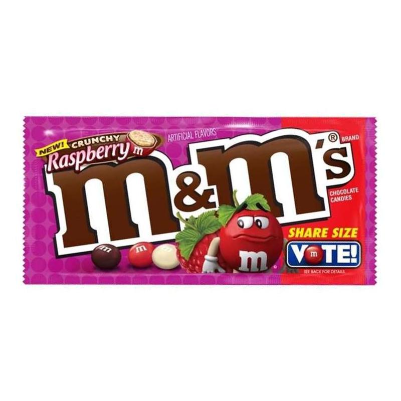 M&M's Crunchy Raspberry, m&m's al lampone da 38.3g (1954222014561)