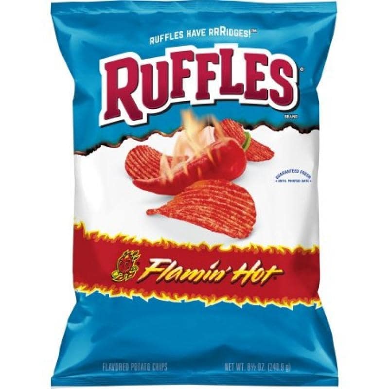 Ruffles Flamin' Hot, patatine piccanti da 184g (1954209398881)