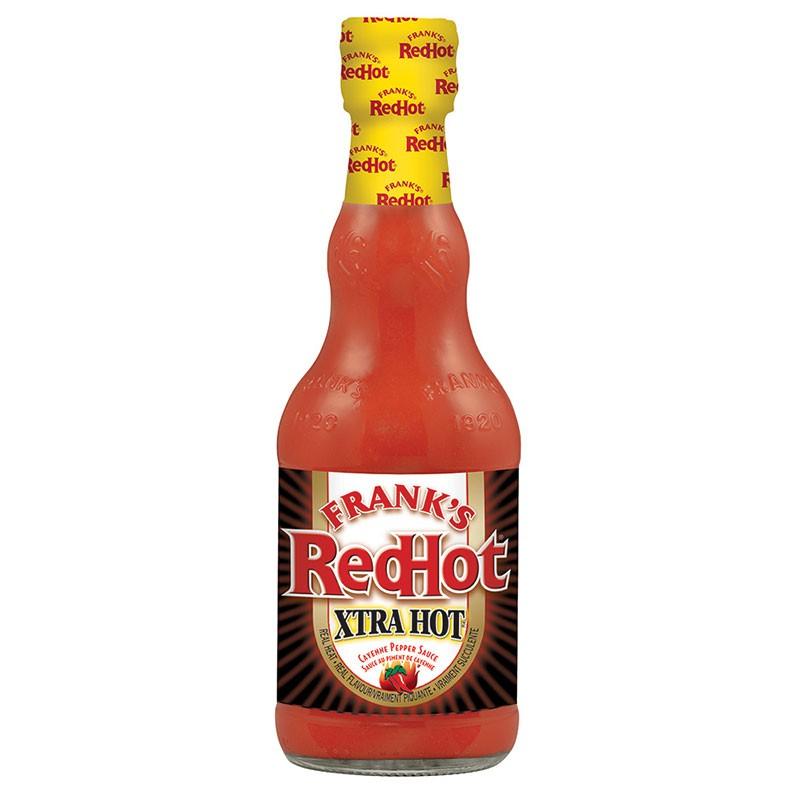 Frank's Red Hot Xtra Hot, salsa piccante al peperoncino di Cayenna da 148 ml (1954210709601)