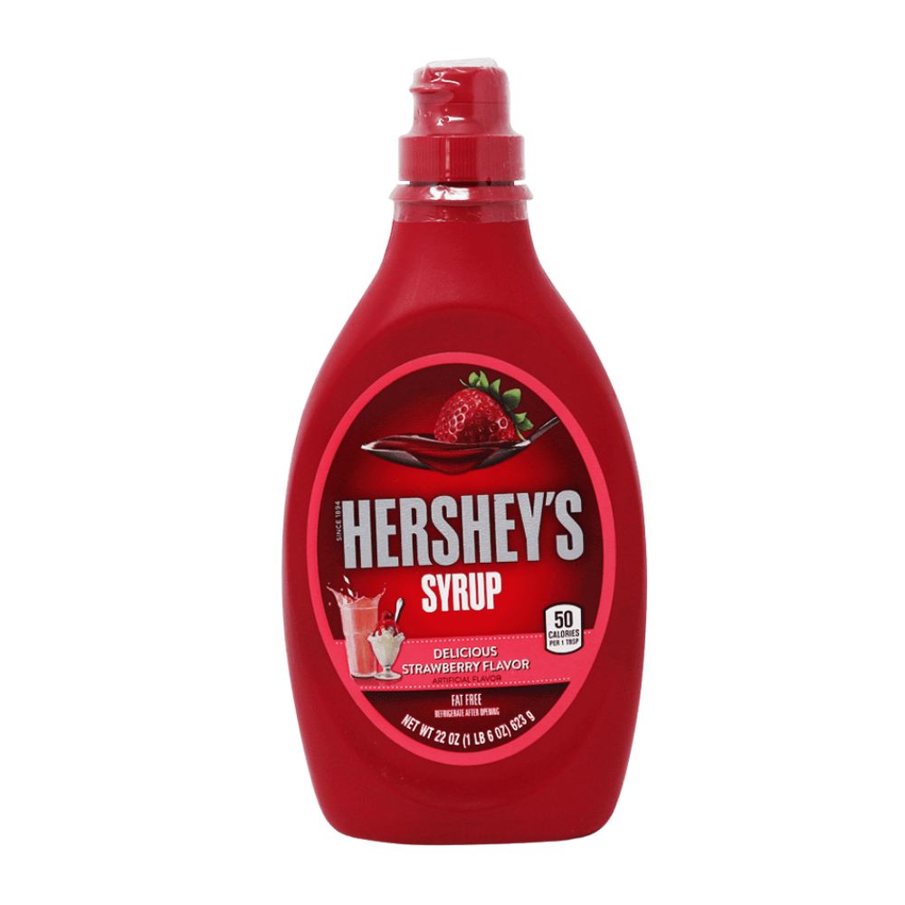 Hershey's Sirop Délicieux Saveur Fraise, garniture à la fraise de 623g