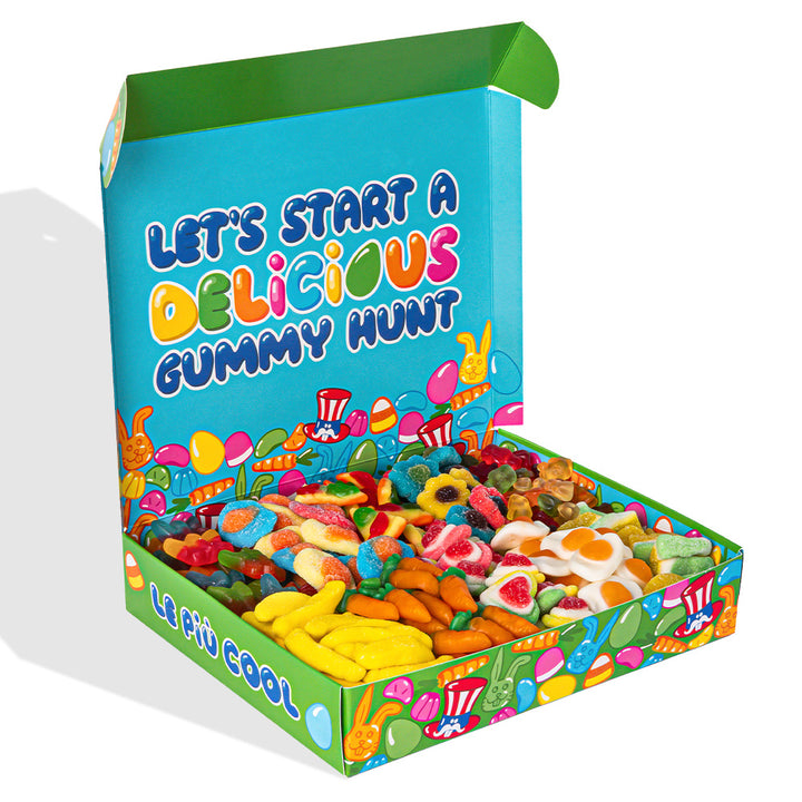 3 Wunnie box “Joyeuses Pâques”, 3 Candy box à composer avec vos bonbons gélifiés préférés 