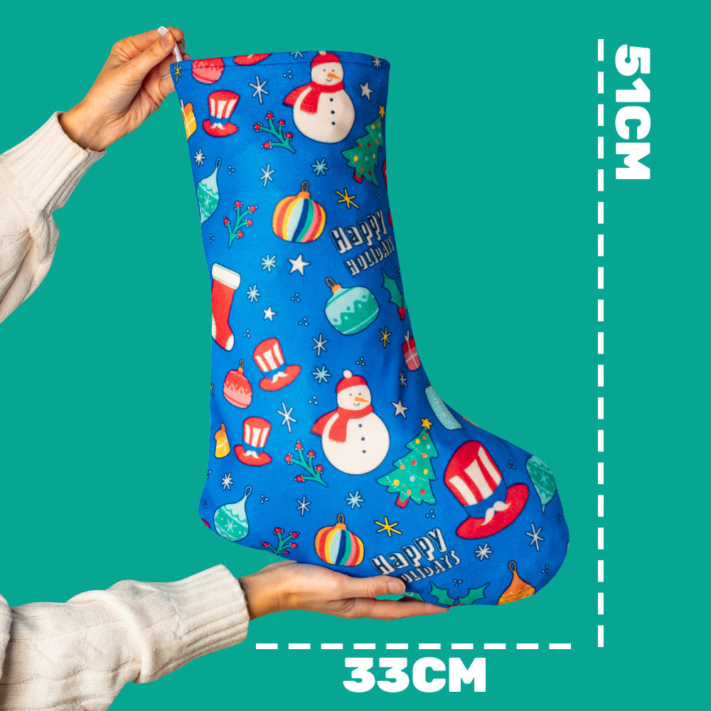Chaussette de l'Épiphanie avec au moins 30 produits sucrés et salés 