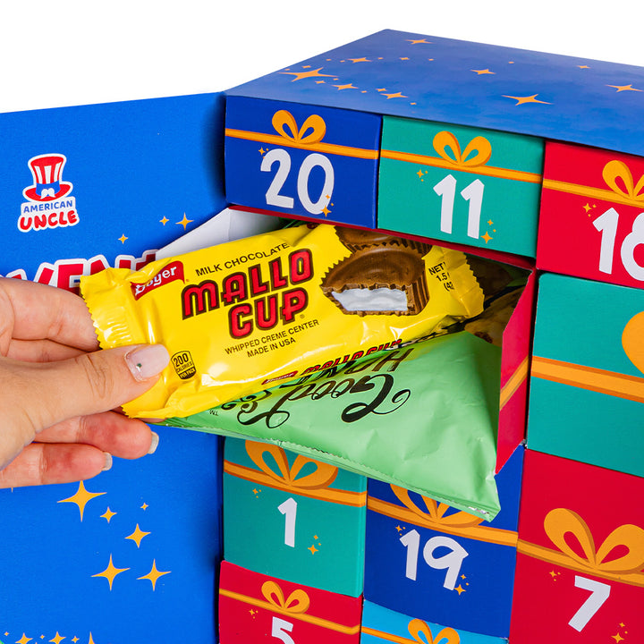 [SANS GLUTEN] Calendrier de l'Avent Spécial 2024, boîte de +24 snack douceurs et salés surprises SANS GLUTEN 