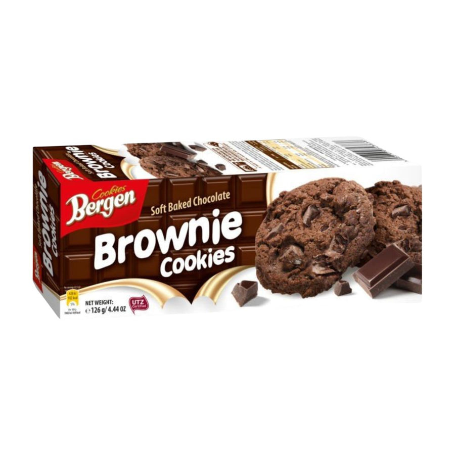Bergen Brownie Cookies, brownie cookies al cioccolato da 126g