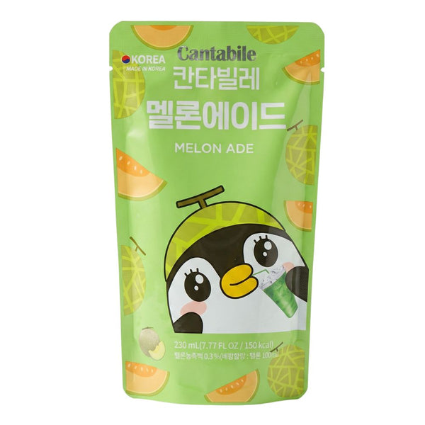 Cantabile Melon Ade, boisson aromatisée au melon cantaloup de 230 ml 