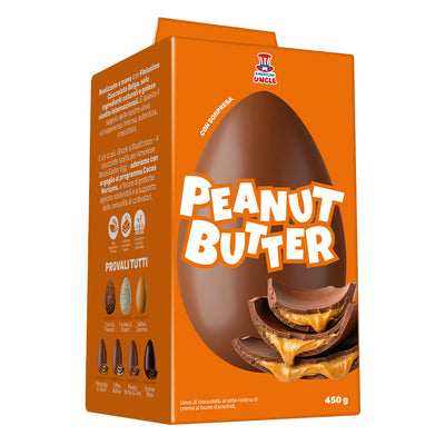 Oeuf de Pâques en chocolat de 300g fourré au beurre de cacahuète, American Uncle Peanut Butter Egg