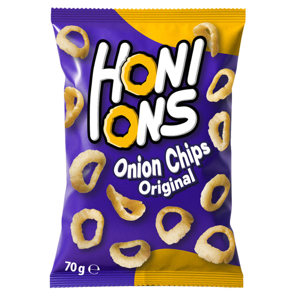 Honions Onion Rings, chips à l'oignon de 70g 