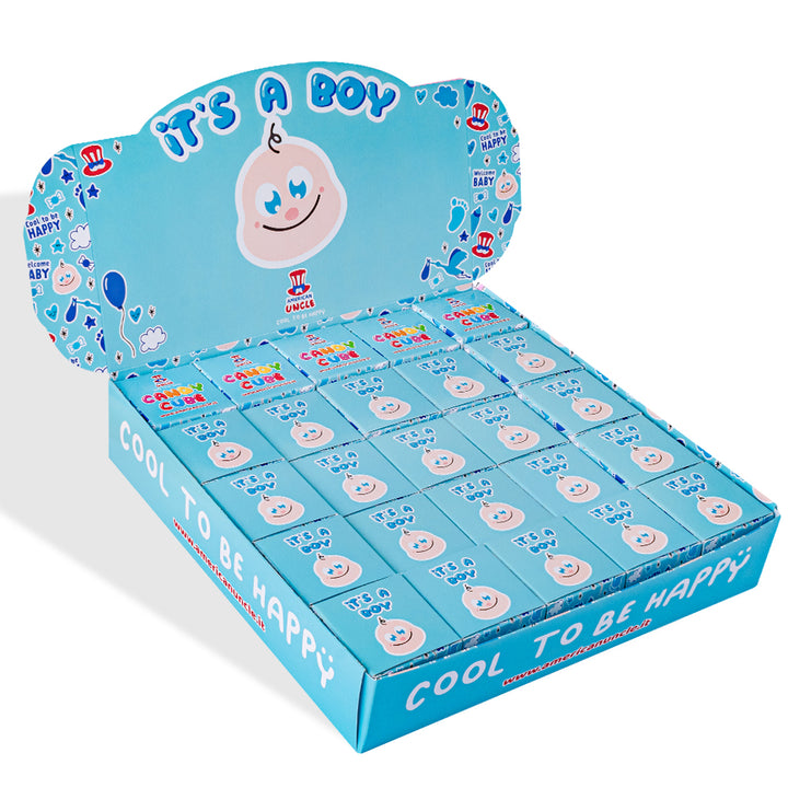 Candy Cube Kit "Party", boîtes de bonbons gélifiés de 50g idéales comme gadgets de fin de fête (25, 50 ou 75 pcs) 