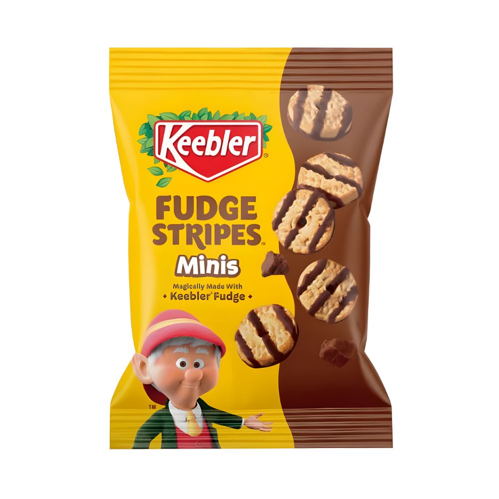 Keebler Cookies Fudge Stripes Minis, biscuits au chocolat de 85g.