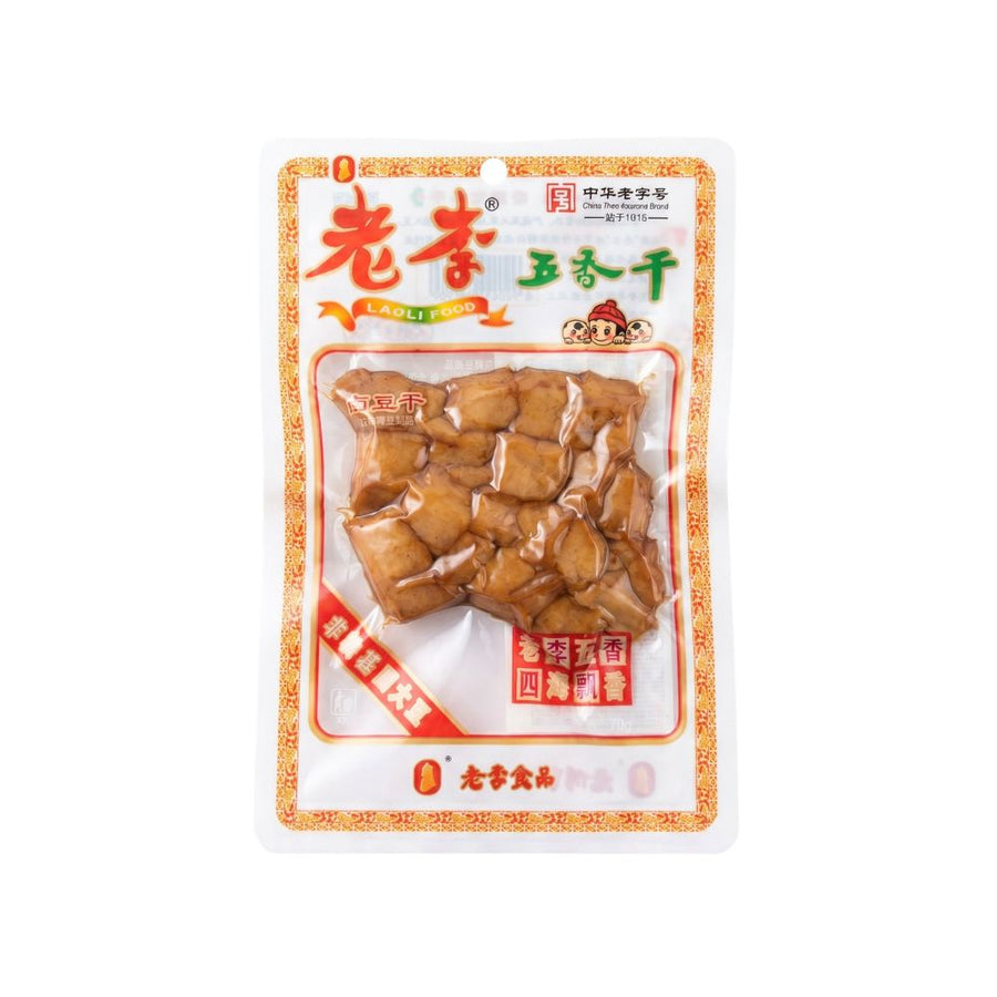 Lao Li Tofu Secchio a Cinque Spezie - snack da 70g