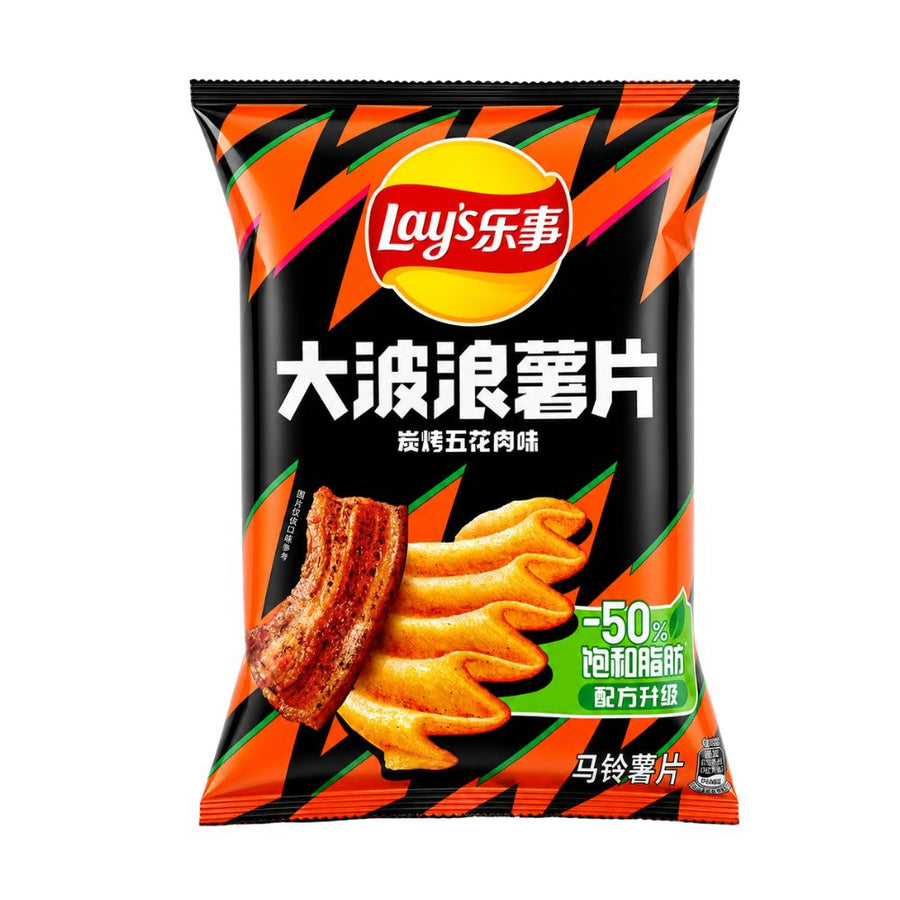 Lay's Deep Ridged Grilled Pork - patatine 70g