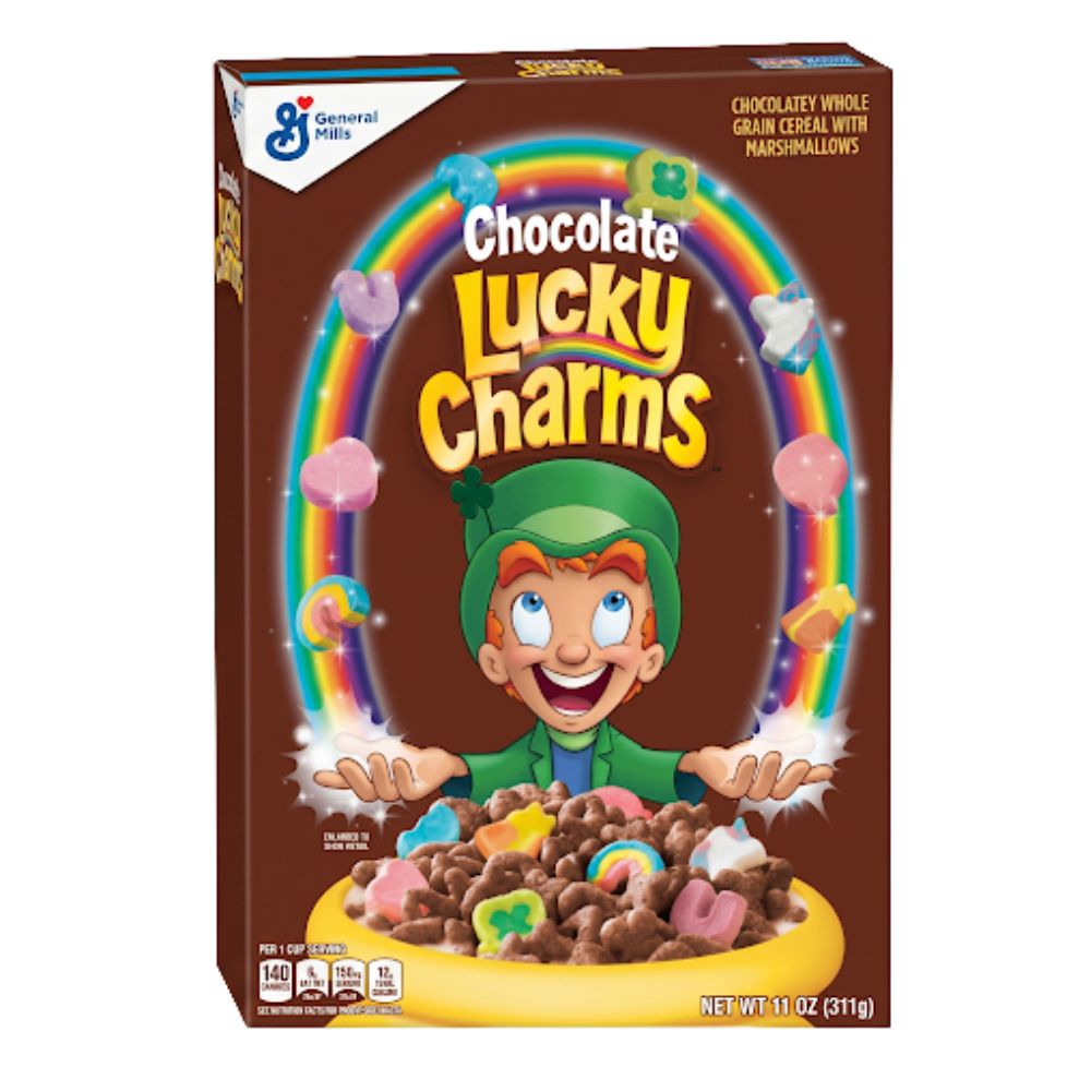 Lucky Charms Chocolate, céréales au chocolat de 300g 