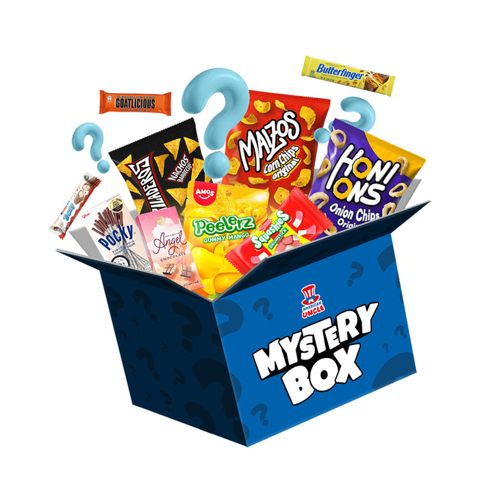 Mystère Box Medium, boîte surprise de 40 snack douceurs, salés et boissons 