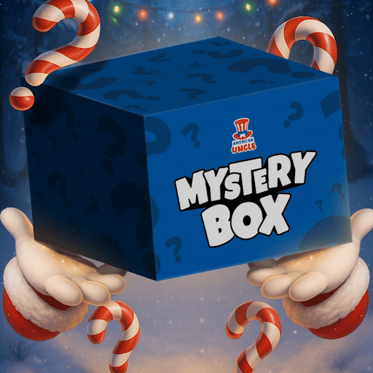 Mystery box con mani babbo natale