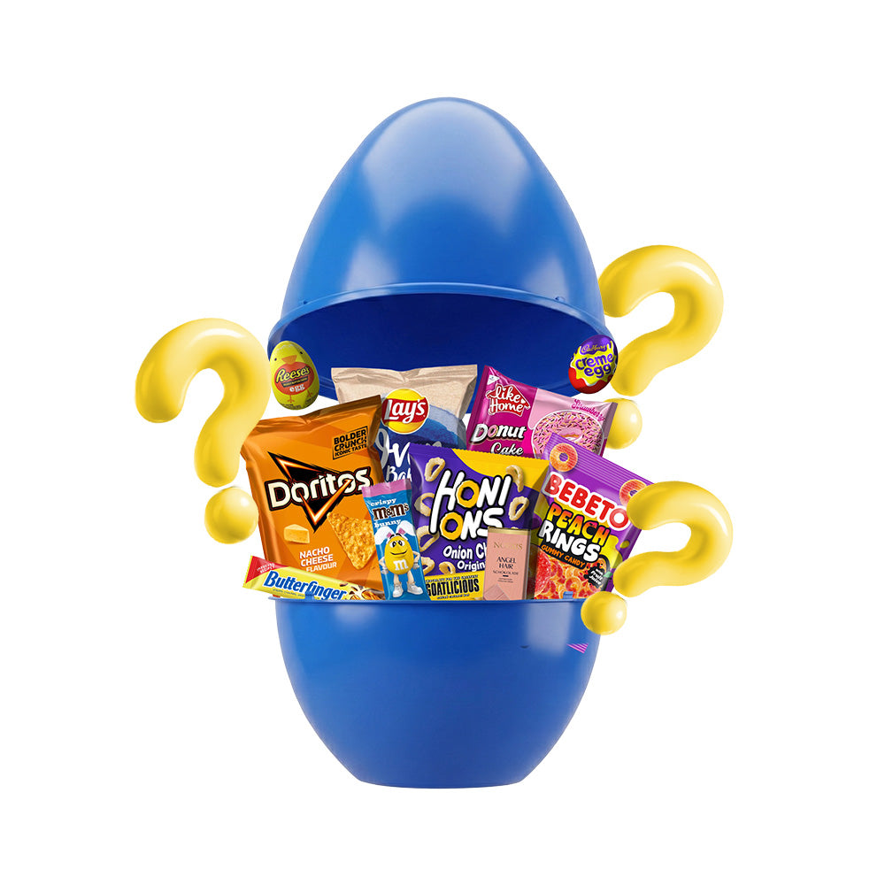 AU Mystère Snack Egg, œuf de 15 snack sucrés et salés surprise 