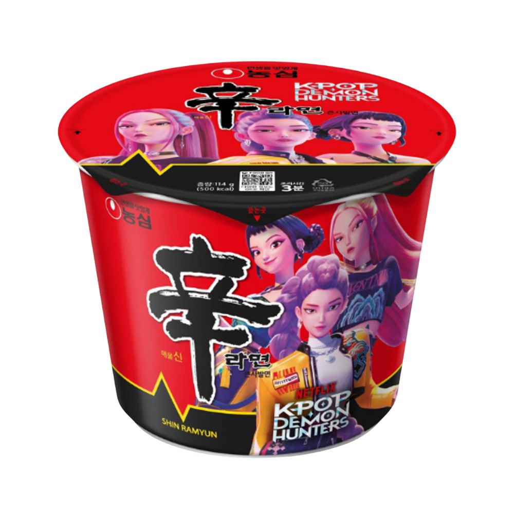 Nongshim Shin Ramyun K-Pop Demon Hunters, nouilles épicées de 114g 