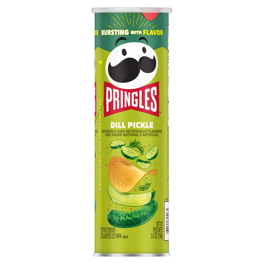 Pringles Dill Pickle, patatine al gusto di cetriolo da 158g