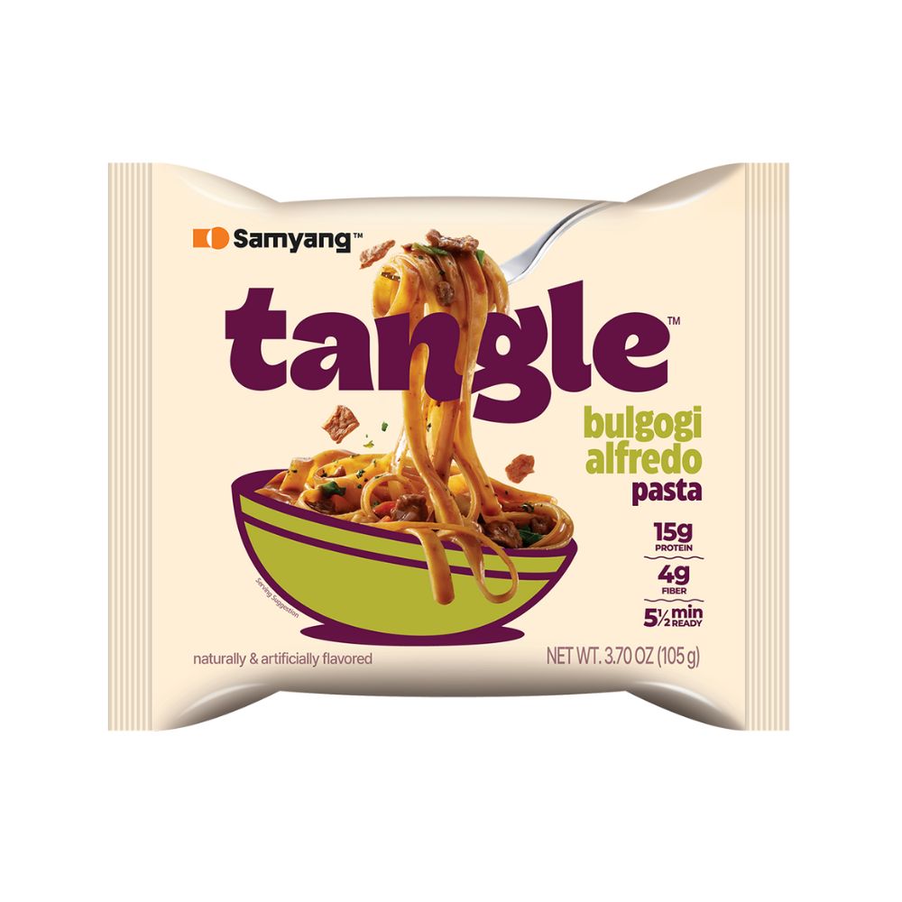 Samyang Tangle Creamy Bulgogi, noodles al gusto bulgogi da 105g.