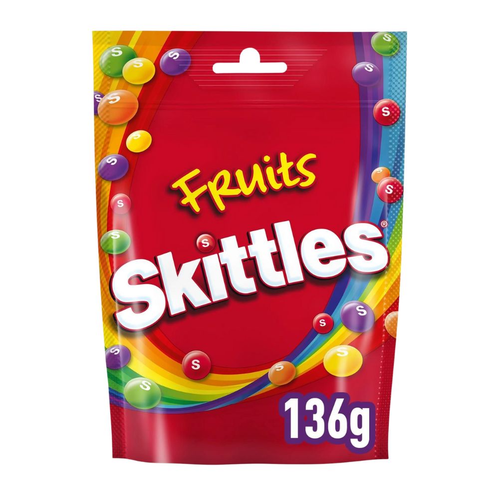 Pochette de Fruits Skittles 136g 