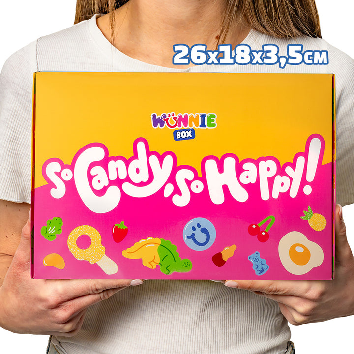 Wunnie box "Sourire", boîte de bonbons gélifiés à composer avec vos saveurs préférées - 1 kg 