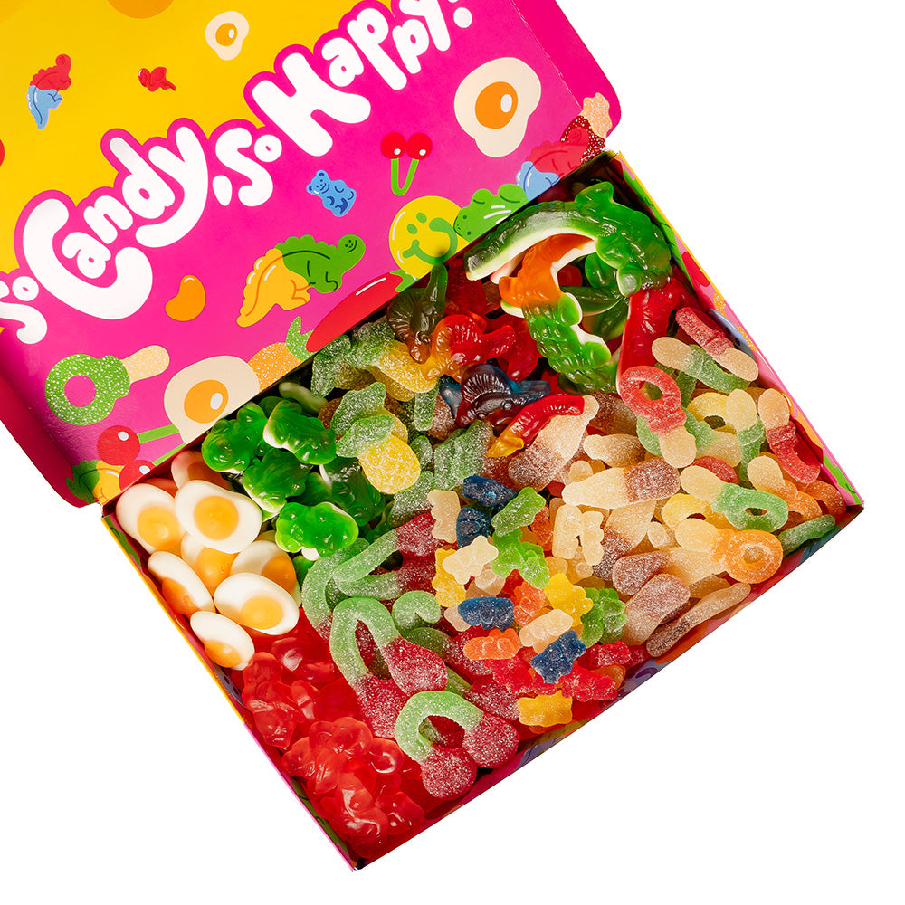 Wunnie box "Sourire", boîte de bonbons gélifiés à composer avec vos saveurs préférées - 1 kg 