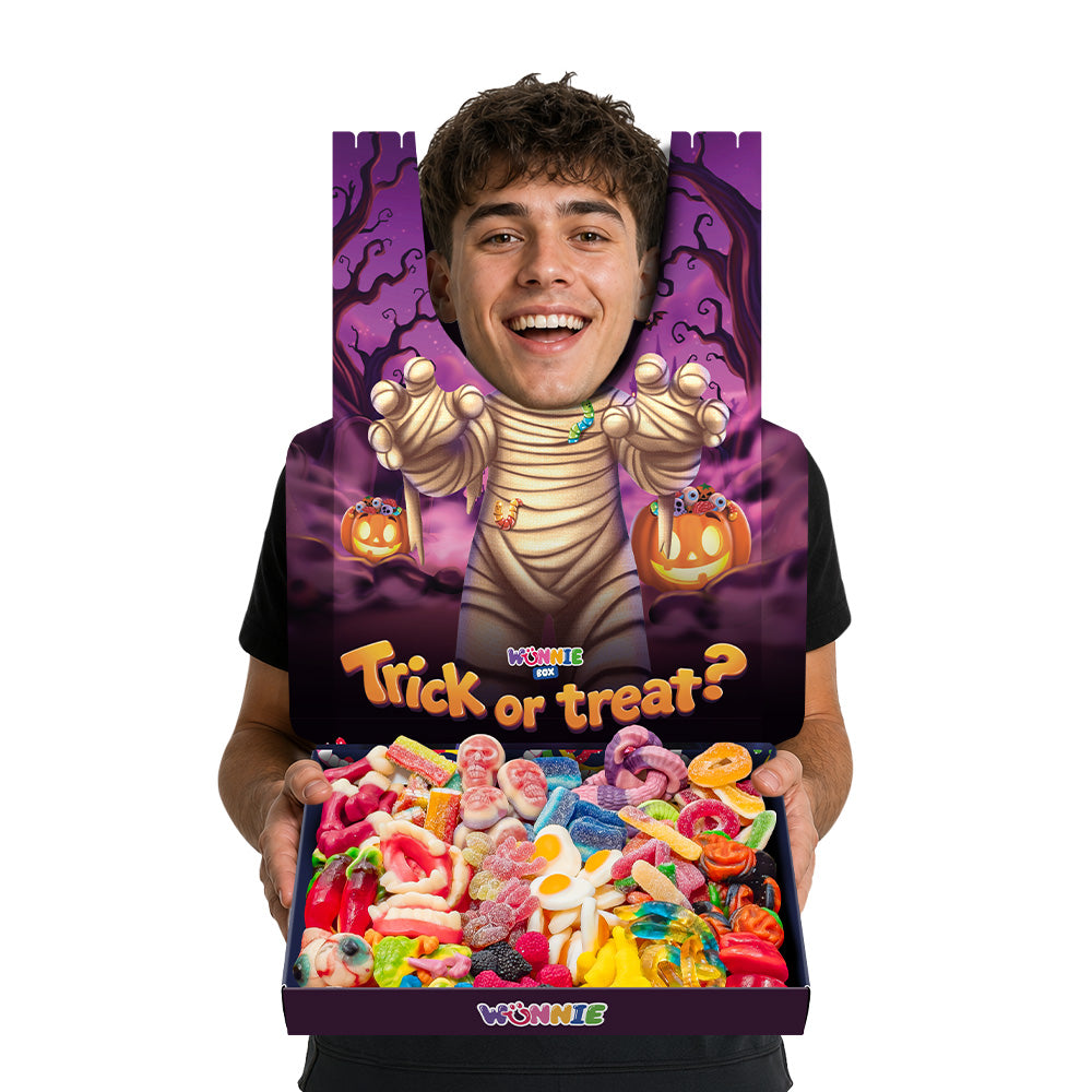 Wunnie box Special "Happy Halloween" Frankie, boîte de bonbons gélifiés à composer avec vos parfums préférés 