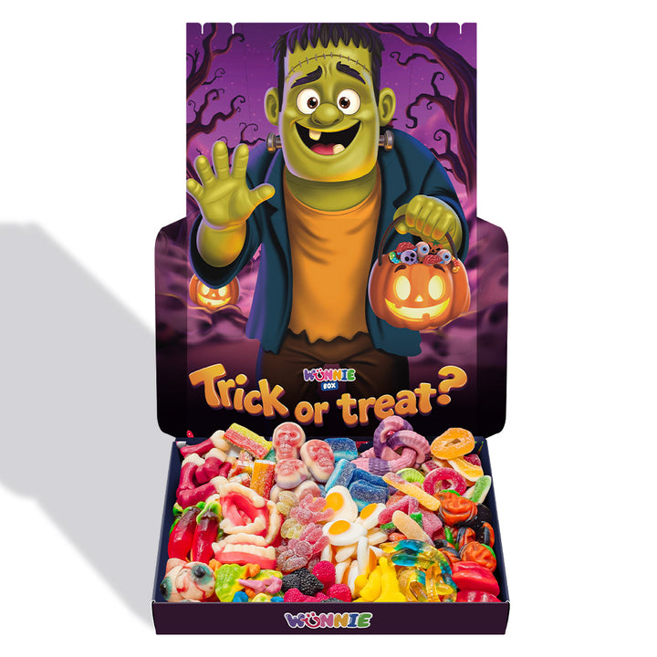 Wunnie box Special "Happy Halloween" Frankie, boîte de bonbons gélifiés à composer avec vos parfums préférés 
