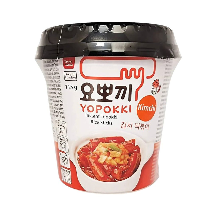 Yopokki Kimchi Topokki, topokki in tazza al gusto di kimchi da 120g
