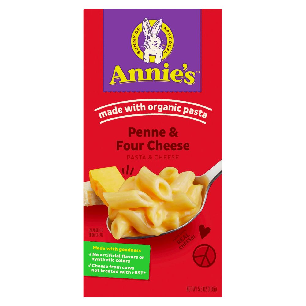 Penne & Quatre Fromages d'Annie, pâtes au fromage de 155g 