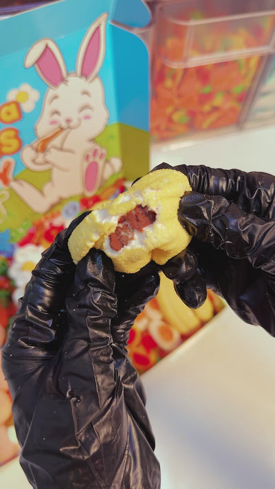 Marshmallow ripieni di cioccolata