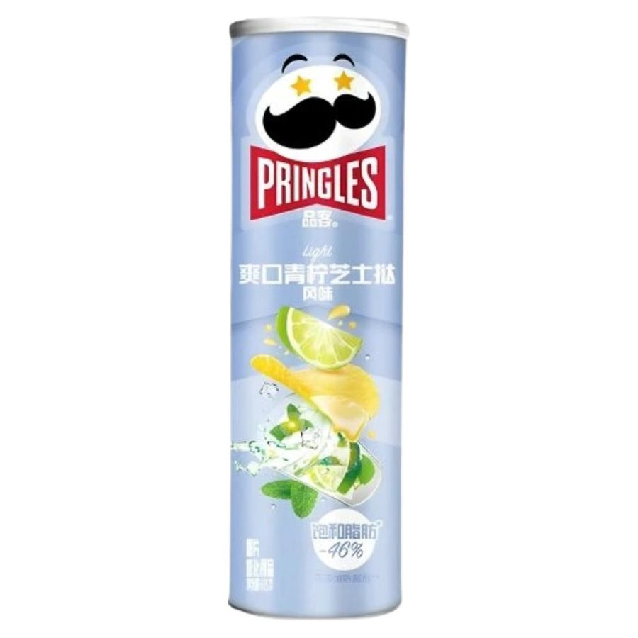 Pringles Lime & Tart, patatine al gusto di lime da 110g.