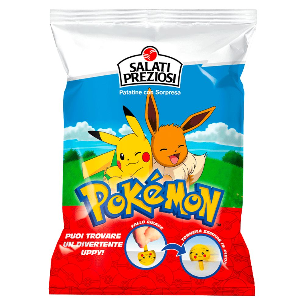 Salati Preziosi Pokemon, chips avec surprise de 25g 