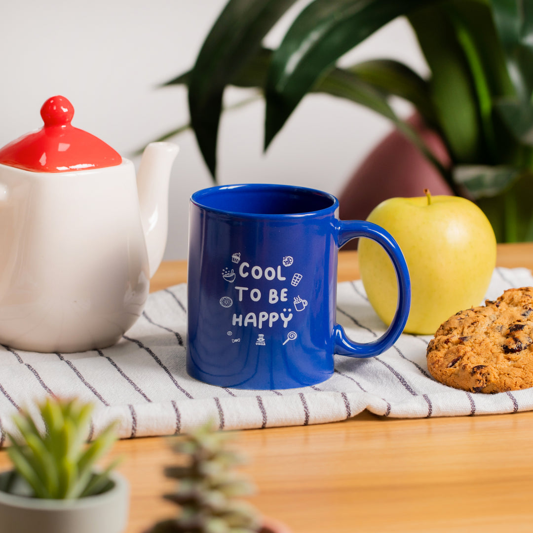 Mug Cool to be Happy, tasse en céramique originale, idée cadeau 