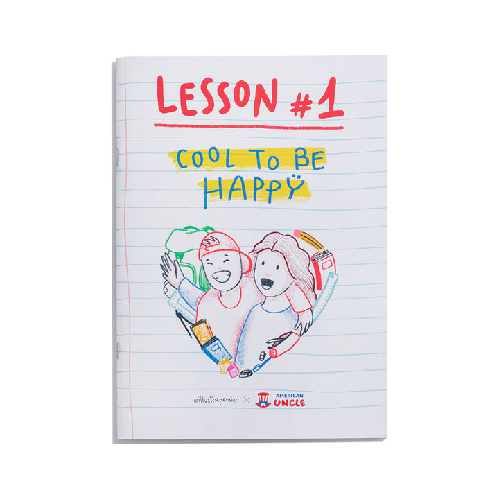Cahier A4 Cool to be Happy à lignes 