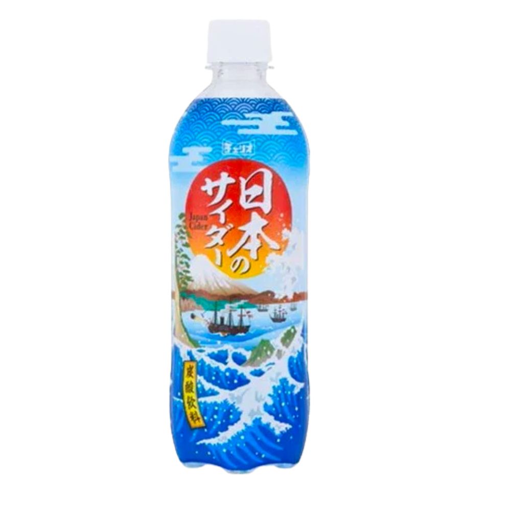 Cheerio Japan Cider Soda, boisson japonaise au goût de cidre de 500ml 