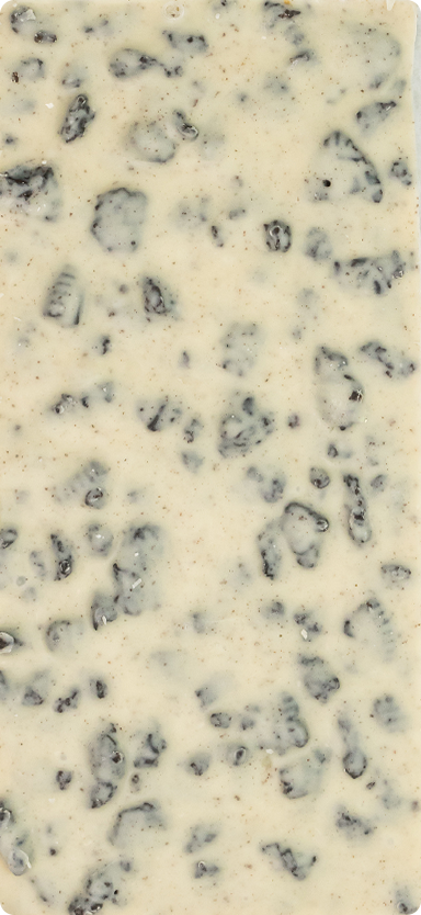 ChocoLetter Cookies & Cream, tablette de chocolat blanc artisanal avec morceaux de biscuit de 100g 