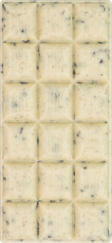 ChocoLetter Cookies & Cream, tablette de chocolat blanc artisanal avec morceaux de biscuit de 100g 