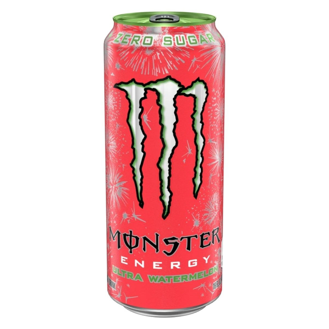 Monster Watermelon, boisson énergisante à la pastèque de 500ml | ENDOMMAGÉE 