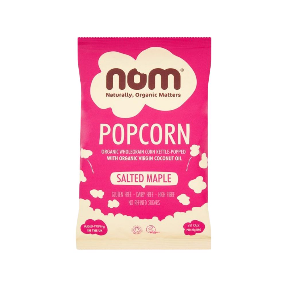 Nom Popcorn Salted Maple, pop-corn salés au goût d'érable de 25g 
